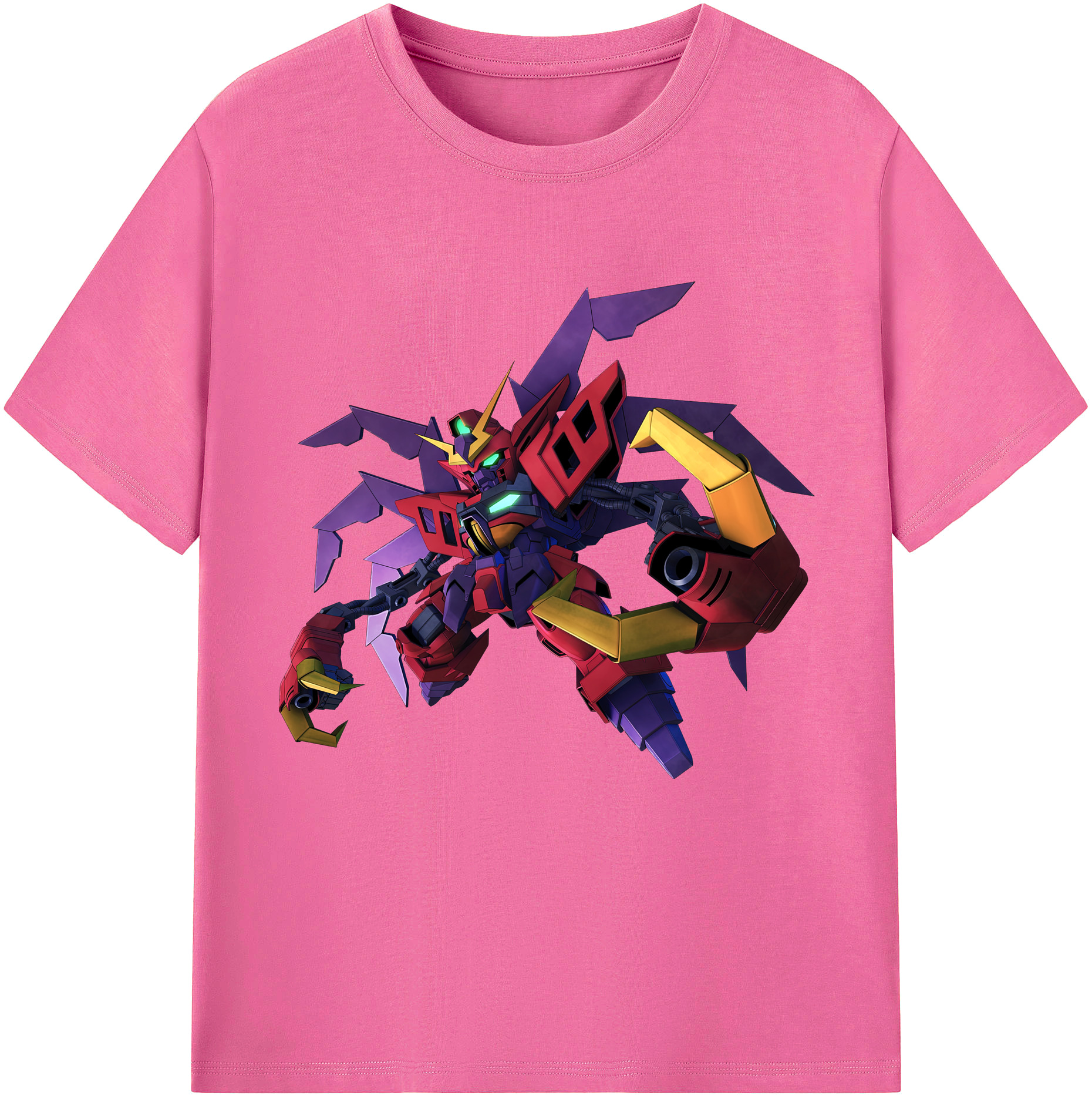（画像用） 機動戦士ガンダム Mobile Suit Gundam レディースカジュアルプリントTシャツ（綿100％）
